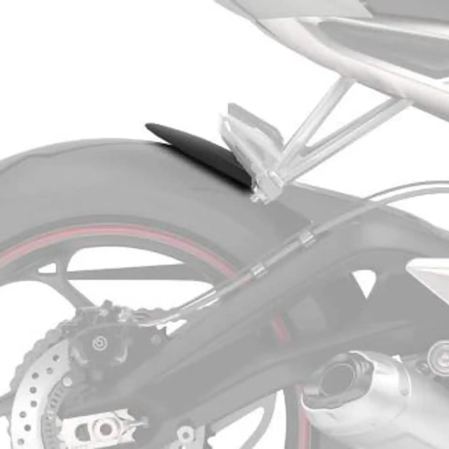 Street triple rear hugger 2025
