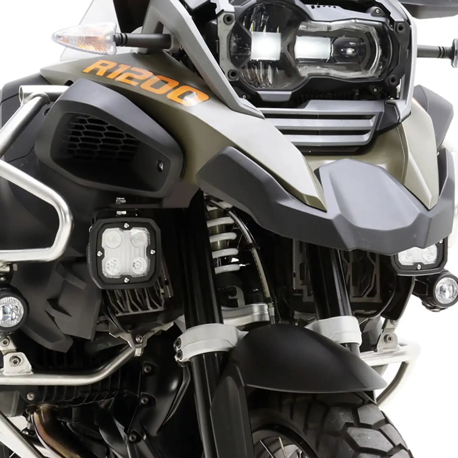 DENALI Auxiliary Light Mounting Brackets for BMW R1200GSA 14 R1250GSA 19