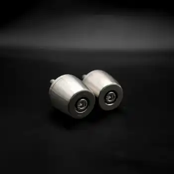 APEX Stainless Steel Bar Ends for Yamaha MT-07 '25-, YZF-R9 '25-,YZF-R1M '15-, YZF-R1 '15-, R7 '22- & Honda CMX1100 Rebel '21-, CMX1100 Rebel DCT '21-, CMX1100T Rebel '23-, CMX1100R Rebel DCT '23-