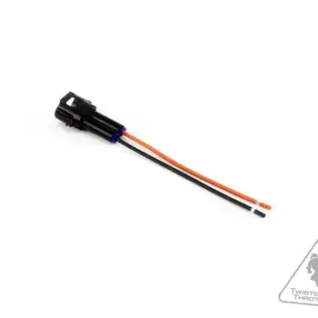 Denali Male Waterproof Connector Pigtail (2 pin) 