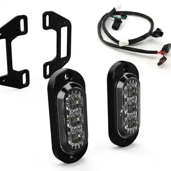 Denali Plug-&-Play Rear T3 Turn Signal License Plate Kit for Harley-Davidson Pan America 1250
