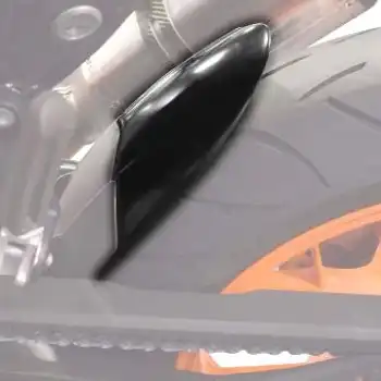 Hugger Extension Matte Black KTM 250 Adventure '21- '24, 125 Duke '17- /250/390 Duke '17-'24, 390 Adventure '20-'24
