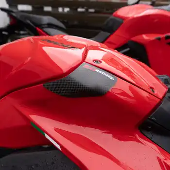Carbon Tank Sliders for Ducati Panigale V4S '22- '24.