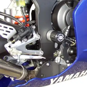 Crash Protectors - Classic Style for Yamaha YZF-R6 lowers '03-'05 (swingarm pivot)