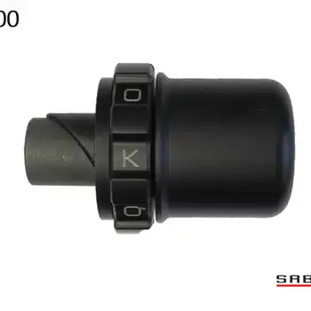 Kaoko Throttle Stabilizer for the Suzuki AN650 Burgman (with black painted bar weights)