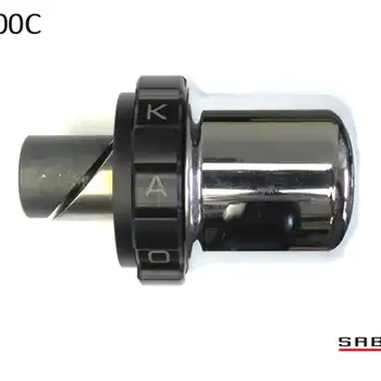 Kaoko Throttle Stabilizer for the Suzuki AN650 Burgman Deluxe/Executive (with chromed bar weights)
