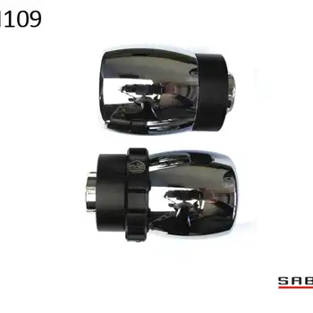 Kaoko Throttle Stabilizer for the Suzuki Boulevard M109R, M1800R ( VZR1800), M90, LS650L (2016-) (incl. matching left hand side Bar-End Weight : Barrel shape with chrome finish)