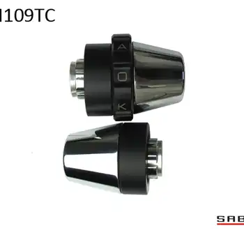 Kaoko Throttle Stabilizer for the Suzuki Boulevard M109R, M1800R ( VZR1800), M90 (incl. matching left hand side Bar-End Weight : Torpedo shape with chrome finish)