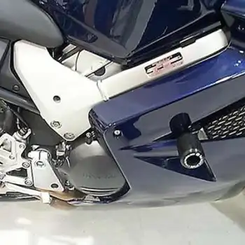 thumbnail interactive-video image 1 of HONDA VFR 750 (94-97) Crash Protectors - Frame Sliders / Pucks By Jaybeebikerbits 1 of 5