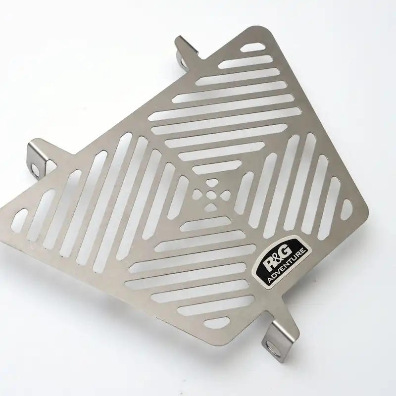Stainless Oil Cooler Guard for the Aprilia RSV4 RR/RF '15- '24, Tuono V4 '15- '24 and Aprilia RSV-4 1100 Factory ’19- '24