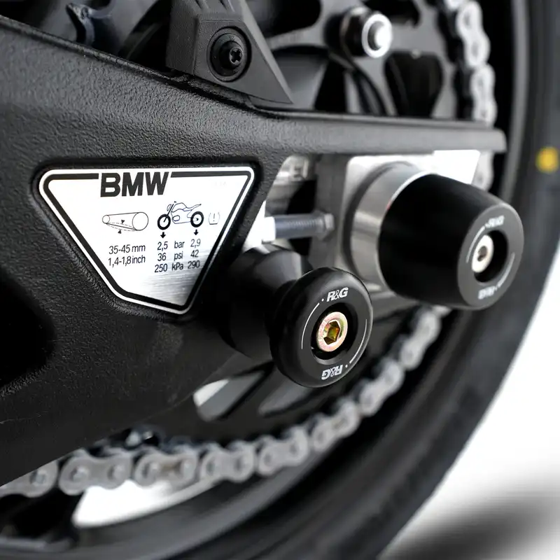 Cotton Reels (Offset) for BMW S1000RR '10-  , S1000R '14- , HP4 '09-, S1000XR '15- '24 & S1000R Sport/  M Sport '21- '24 & M1000R '23- '24, M1000XR 2024