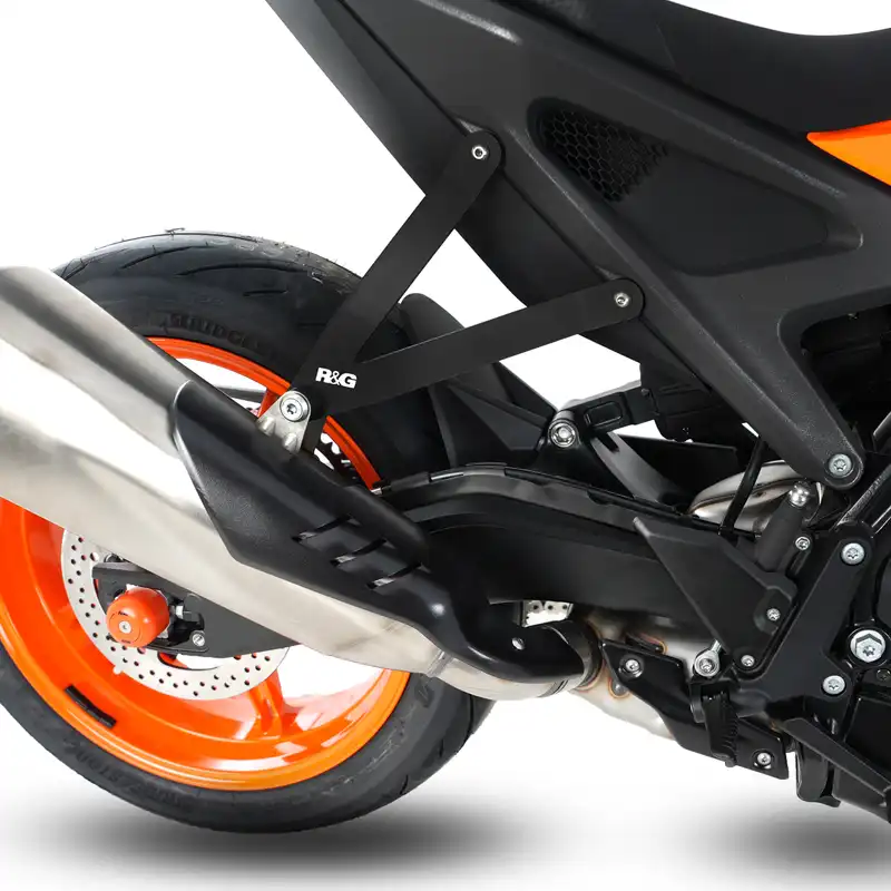 Exhaust Hanger  & Rear Footrest Plate (set) for KTM 990 Duke 2024