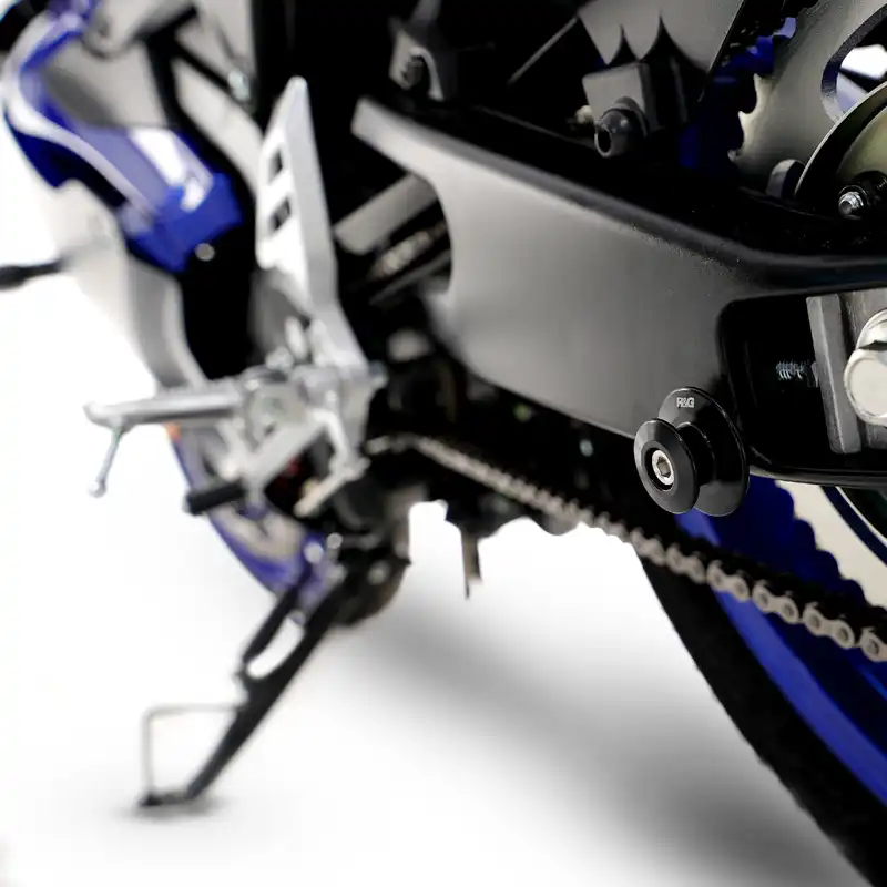 M6 Paddock Stand Bobbins for Yamaha Tenere World Rally(T7 )2024, YZF-R125 '19-, MT-125 '20-, Ducati Monster 950 (+) '21- Streetfighter V2,V2(S) '25- & Tenere 700 World Raid '22-
