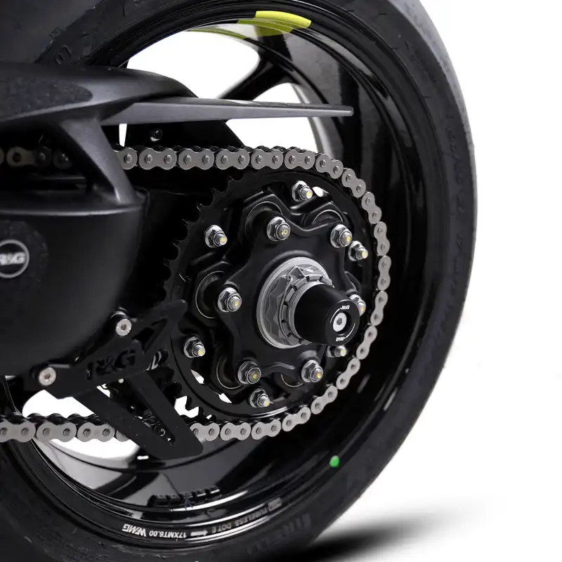 APEX Swingarm Protectors for the Triumph Speed Triple 1200RR '22-, Speed Triple 1200RS '21- & Speed Triple 1200RX '25-