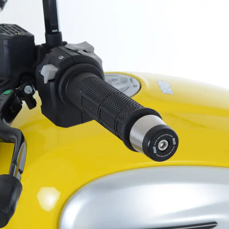 Bar End Sliders for the Ducati Scrambler 1100 '18-, KTM 690 SMR-C '19-, Ducati Diavel 1260 (S) '21-, Diavel V4 '23-, Husqvarna Norden 901 '22- & GASGAS SM700 '22-