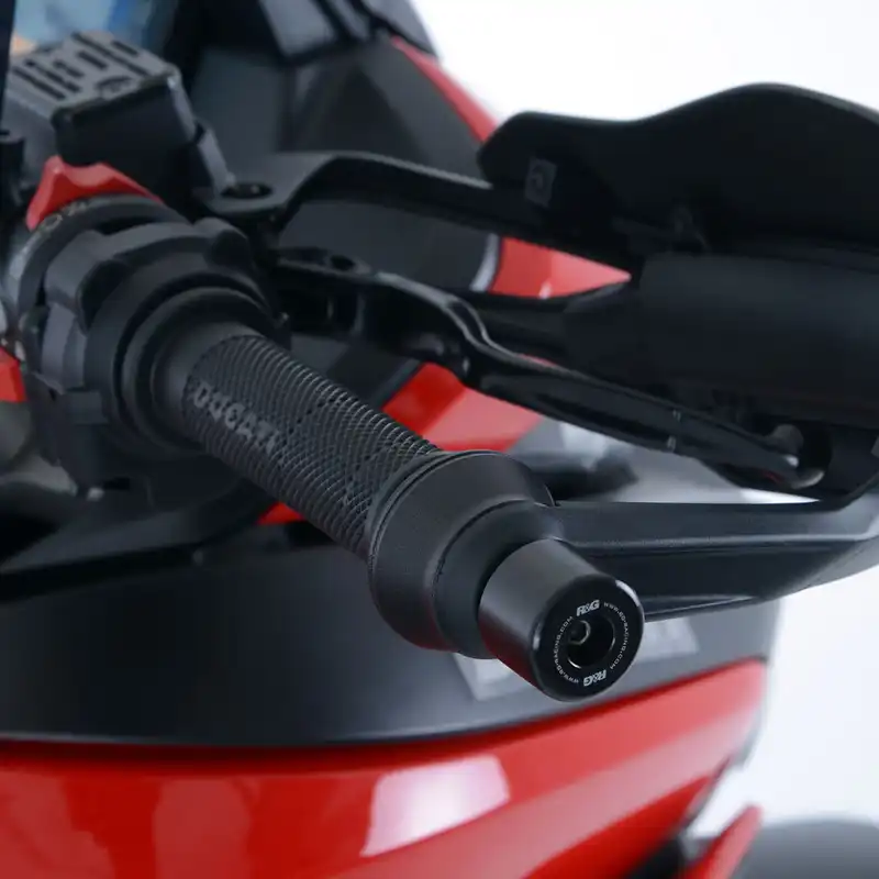 Bar End Sliders for the Ducati DesertX '22- '24, DUCATI MULTISTRADA 950 '17- '21/ 950S '19- '21, Hypermotard 950 '19- & Hypermotard 950 SP/RVE '21-