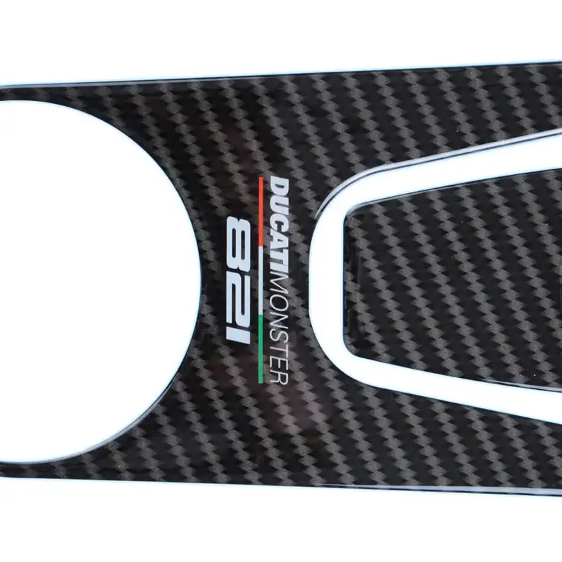 Red Dynamic Carbon Fibre Yoke Pad for Ducati Monster 821