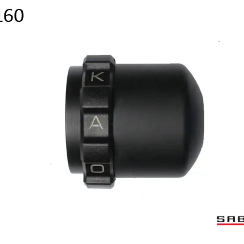 Kaoko Throttle Stabilizer for Kawasaki Z1000SX ('10- '24) & Ninja 1100SX '25- : models with parallel 37,8mm OD bar end weights.